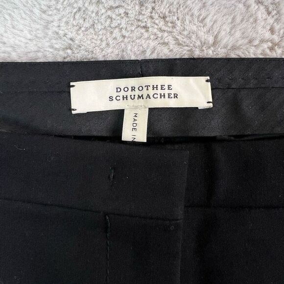 Dorothee Schumacher Black Dress Pants Womens Size 3 / 4 Silk Lining High Quality - Picture 4 of 11